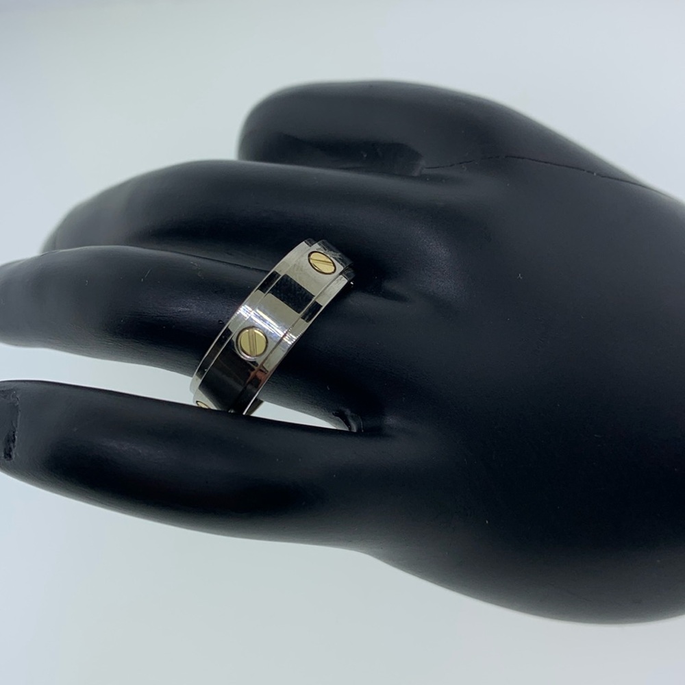 Titanium and 14K REVV Spinner Ring
